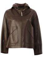 Maison Ullens Perforated Hooded Jacket