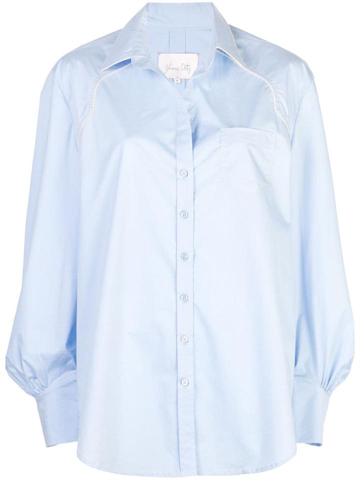 Johanna Ortiz Piped Shirt - Blue