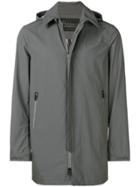 Herno Concealed Front Jacket - Grey