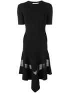 Givenchy Sheer Panel Dress - Black