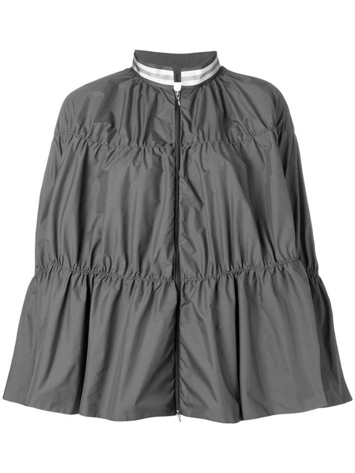 Fabiana Filippi Flared Waterproof Cloak - Grey