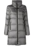 Fay Padded Coat, Women's, Size: Large, Grey, Polyester/polyamide/feather Down