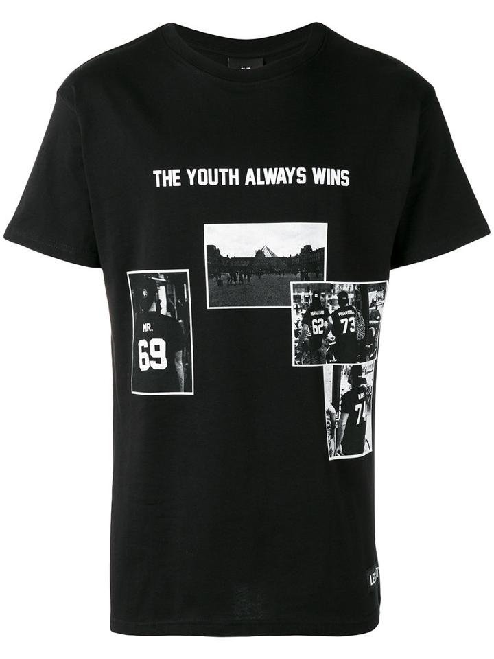 Les (art)ists Youth Photo Print T-shirt, Men's, Size: Large, Black, Cotton