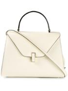 Valextra Fold Over Tote Bag - White