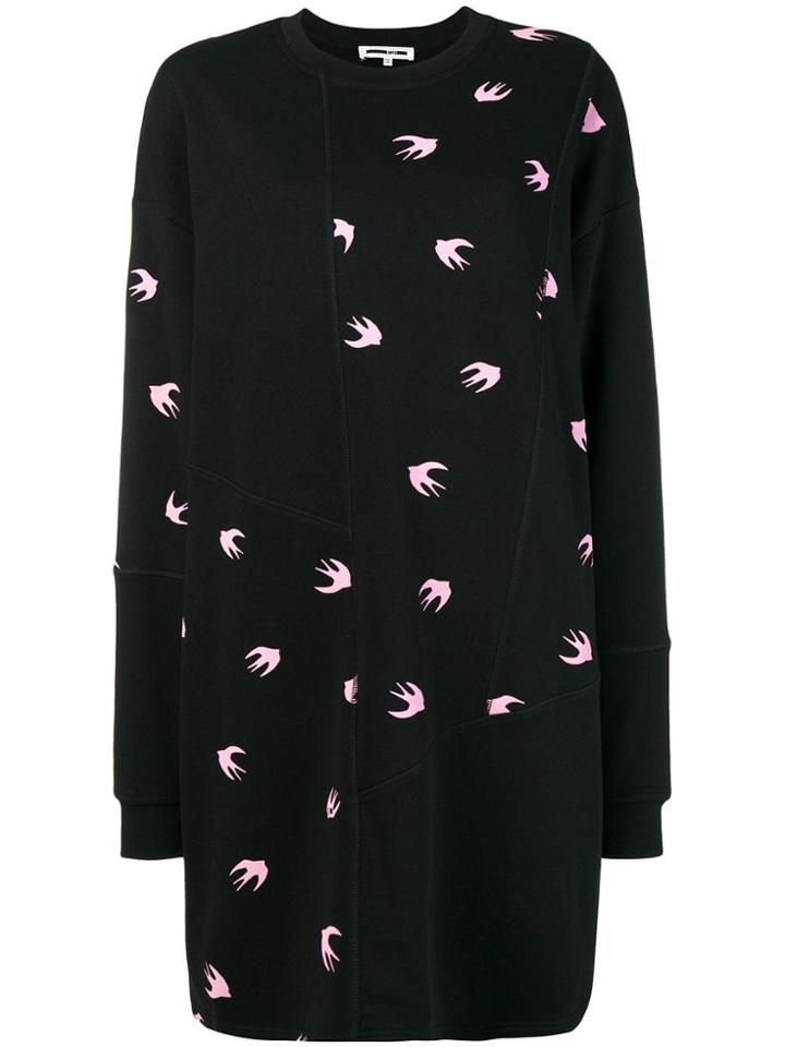 Mcq Alexander Mcqueen Bird Sweater Dress - Black