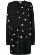 Mcq Alexander Mcqueen Bird Sweater Dress - Black