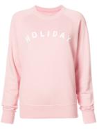 Holiday - 'holiday' Sweater - Women - Cotton - L, Pink/purple, Cotton