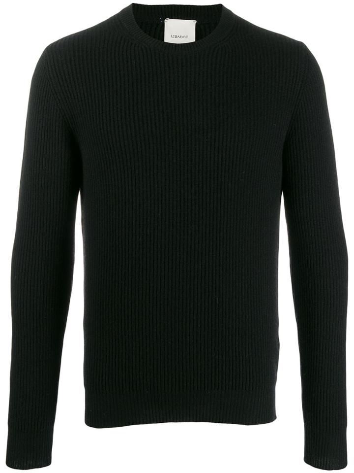 Leqarant Ribbed Jumper - Black
