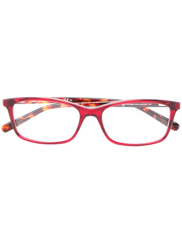 Pierre Cardin Eyewear Rectangular Glasses - Red