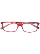 Pierre Cardin Eyewear Rectangular Glasses - Red