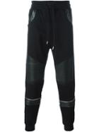 Philipp Plein 'brave' Track Pants, Men's, Size: Large, Black, Cotton/polyester/polyurethane