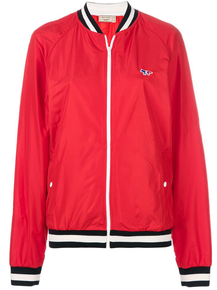 Maison Kitsuné Bomber Jacket - Red