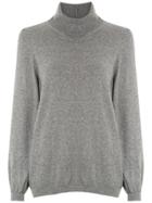 Nk Knitted Turtleneck Top - Grey