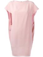 Gianluca Capannolo Cape Dress - Pink & Purple