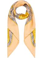 Burberry Archive Scarf Print Silk Square Scarf - Pink