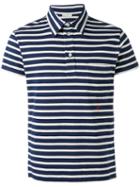 Marc Jacobs - Short Sleeve Stripe Polo Shirt - Men - Cotton - Xl, Blue, Cotton