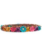 Ermanno Gallamini Flower Embellished Belt - Multicolour