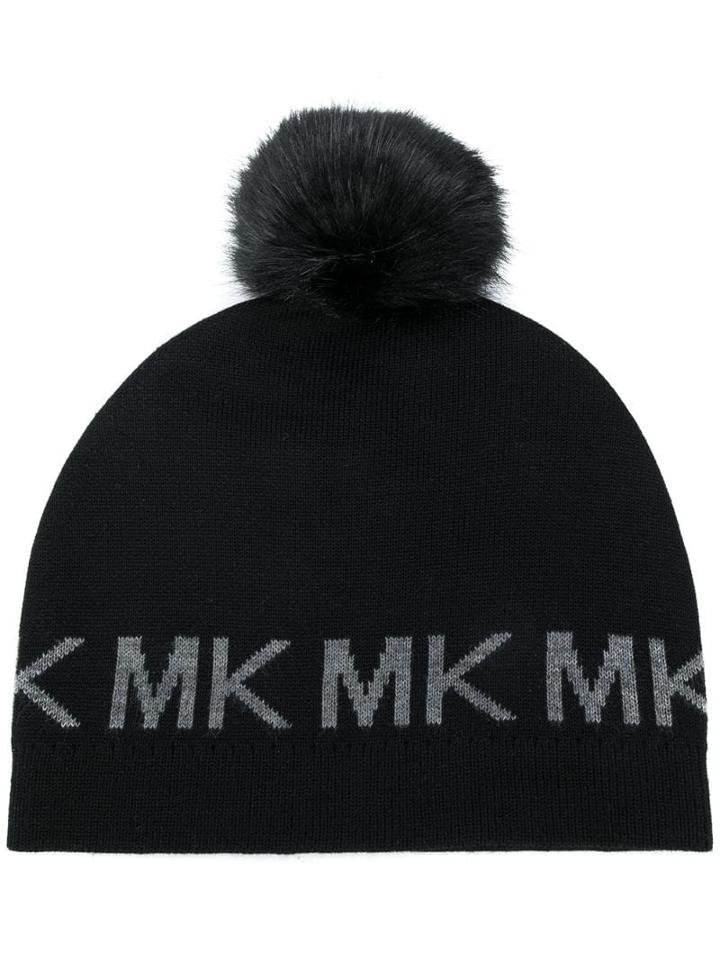 Michael Michael Kors Pom-pom Beanie - Black
