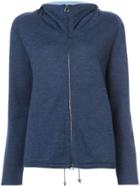 Akris Zip Front Hoodie - Blue