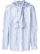 Y / Project Multi Sleeve Striped Shirt - Blue
