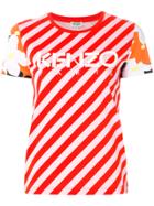 Kenzo Striped Kenzo T-shirt - Red