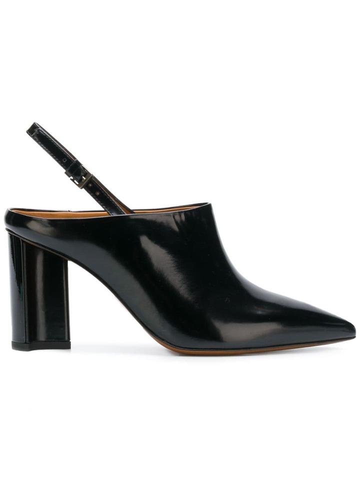 Clergerie Clergerie 307563 6880 Black Gold Leather/fur/exotic