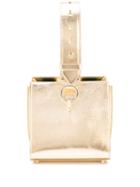 Sara Battaglia Accordion Tote Bag - Gold