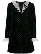 Red Valentino Polka Dot Dress - Black