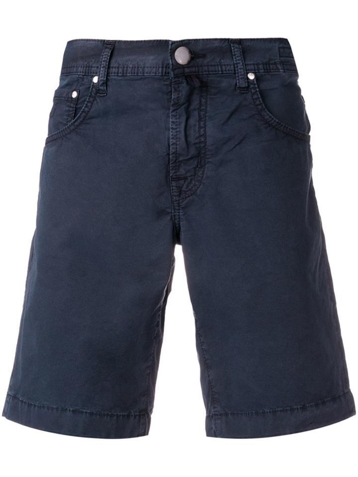 Jacob Cohen Classic Cargo Shorts - Blue