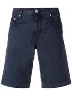Jacob Cohen Classic Cargo Shorts - Blue