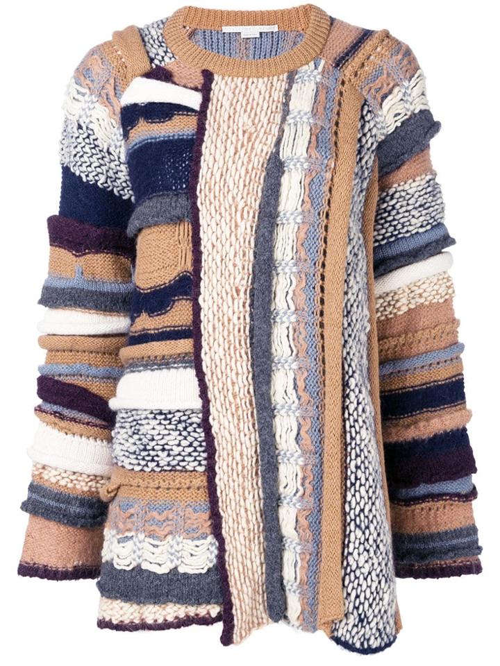 Stella Mccartney Eyewear Chunky Knit Sweater - Neutrals