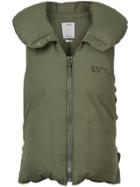 Visvim Padded Collar Gilet - Green