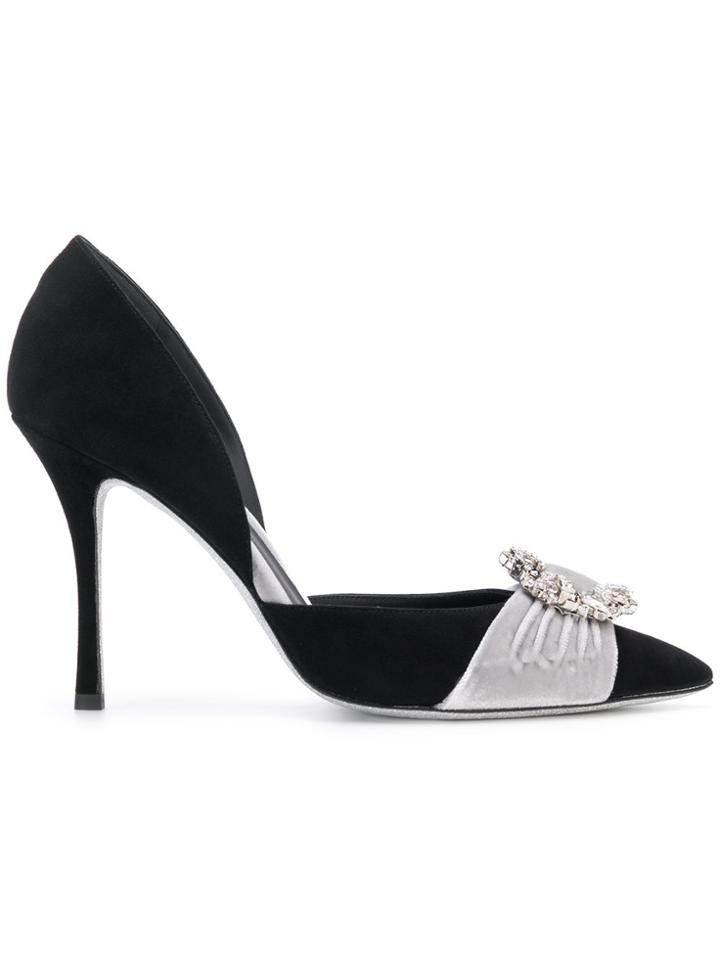 René Caovilla Hill Pumps - Black