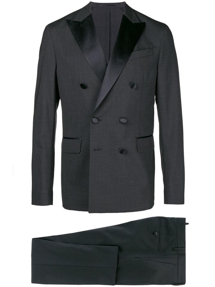 Dsquared2 Satin Lapel Two Piece Suit - Grey