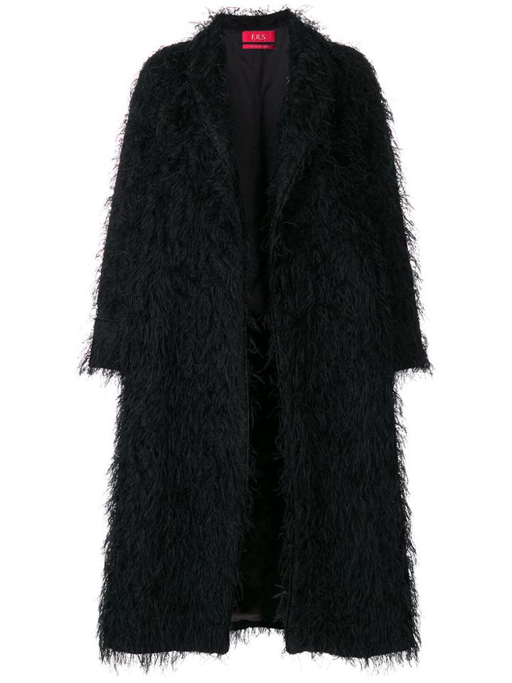 F.r.s For Restless Sleepers Oversized Coat - Black