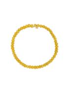 Mercedes Salazar Woven Bead Choker - Yellow & Orange