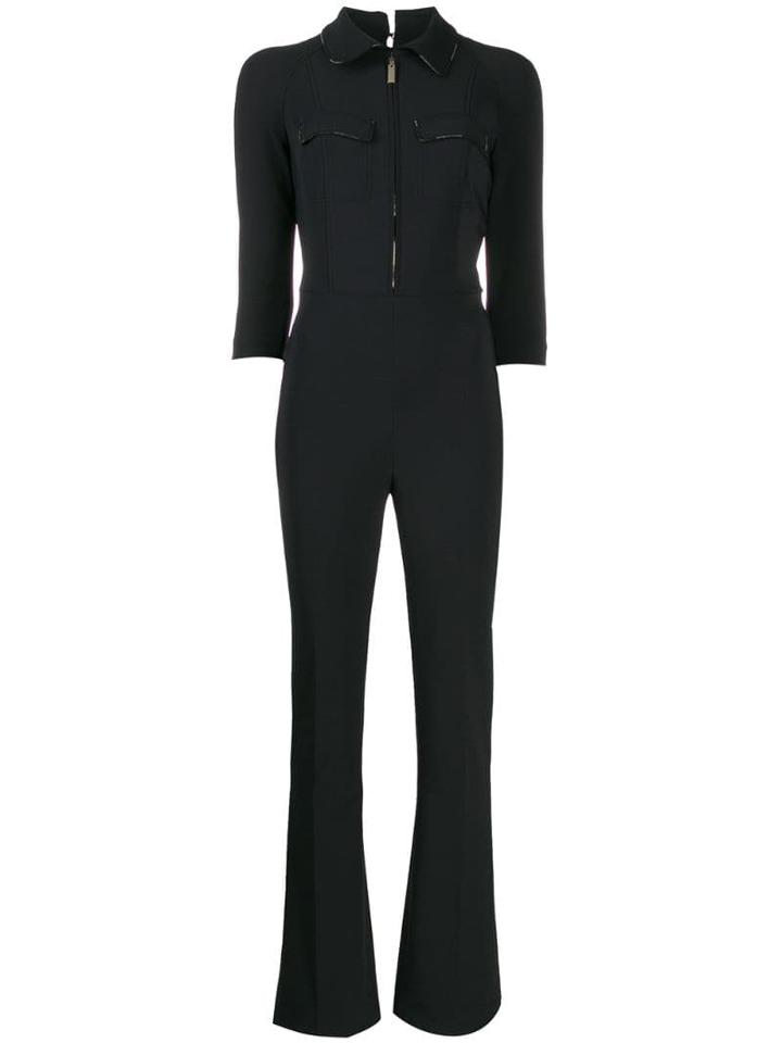 Elisabetta Franchi Belted Jumpsuit - Black