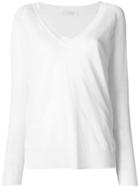 Zanone V-neck Sweater - White