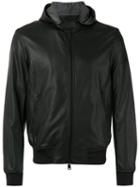 Armani Jeans - Hooded Jacket - Men - Cotton/polyester/polyurethane/viscose - 52, Black, Cotton/polyester/polyurethane/viscose