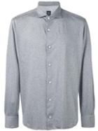 Eleventy Classic Button Down Shirt, Men's, Size: 42, Grey, Cotton