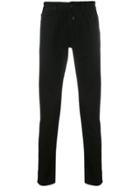 Marcelo Burlon County Of Milan Straight Leg Jeans With Patches - Black