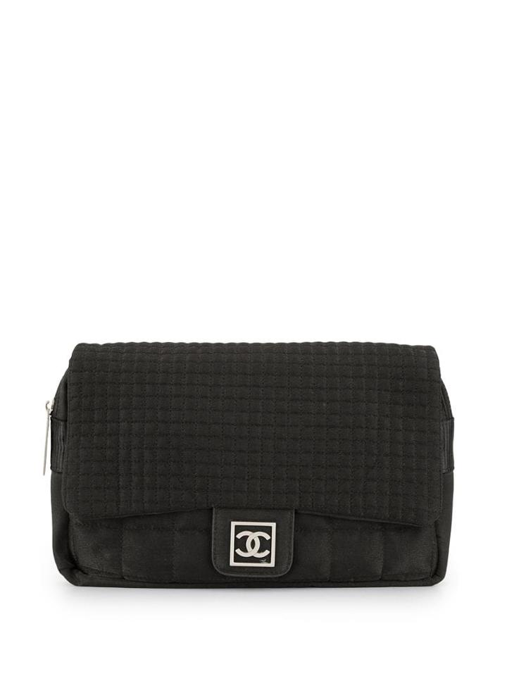 Chanel Pre-owned Sport Line Choco Bar Backpack Bag - Black