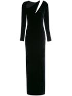 Tufi Duek Velvet Gown - Black