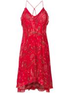 Iro Paisley Print Dress - Red