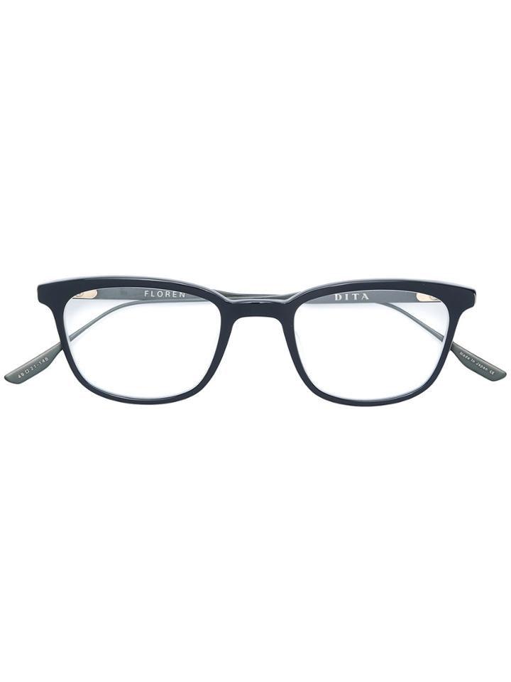 Dita Eyewear Floren Square Frame Glasses - Black