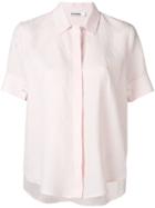 Jil Sander Shortsleeved Plain Shirt - Pink