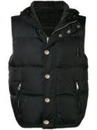 Prada Shell Puffer Vest - Black