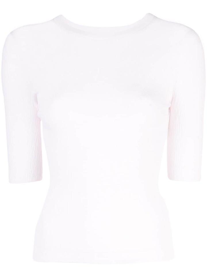 Vince Broomstick Pleat T-shirt - White