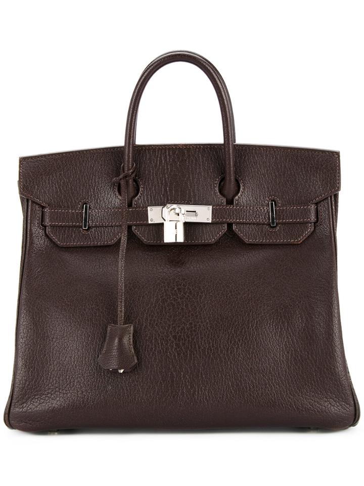 Hermès Vintage Haut À Courroies Tote - Brown