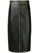 Miu Miu Faded Detail Skirt - Black